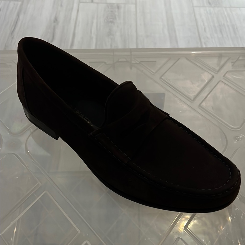 Cole Haan Black Suede Loafers Slip-On Elegance